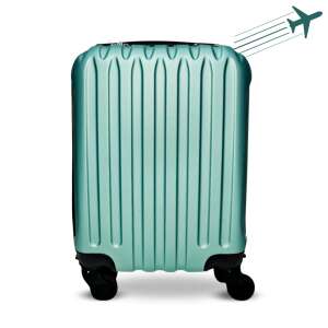 LEONARDO DA VINCI green cabin suitcase with wheels, XS size - Suitcase