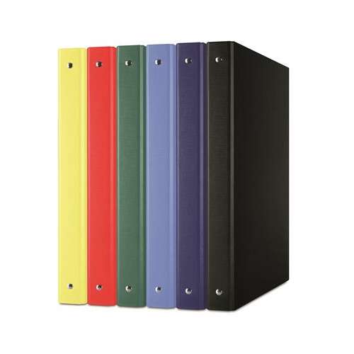 DONAU A4 35 mm 4 gyűrűs mappák, 6 színben: sárga, piros, zöld, kék, lila, fekete