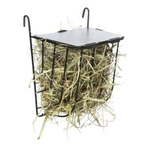 Trixie Fém Etető Rágcsálóknak, Fedéllel, 13x18x12 cm, Fekete, 60890 - Rágcsáló etető