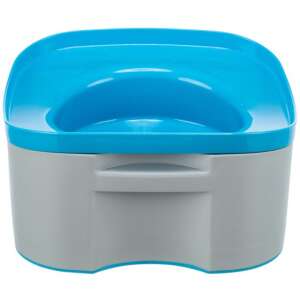 Trixie Utazó Tál Strong, kék és szürke műanyag állattál csúszásgátló talppal - Trixie