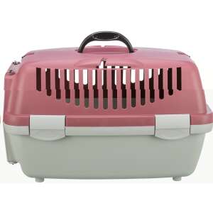 Trixie Capri 1 kisállat szállítóköteg világos szürke és antik rózsaszín színben, fekete fogantyúval - Hordozó, autós box kisállatoknak