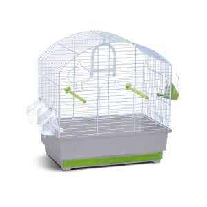 FOP Kalitka Madarak madárkalitka, fehér zöld díszítéssel, 40 x 27 x 44 cm - Madártartás