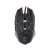 Rebeltec DIABLO 2400DPI wired optical gaming mouse, black with lightning design, top view