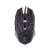 Rebeltec DIABLO 2400DPI wired optical gaming mouse, black with lightning design, top view