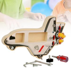 Montessori Űrhajó Csavarhúzó Játék a Finommotorika Fejlesztéséhez - Barkácsolás