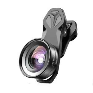 Apexel 10x Macro Lens for Smartphone, Clip-on Lens for iPhone, Samsung, Huawei, Oppo, Xiaomi - Mobile Phone Lens Attachment