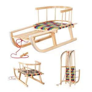 GreenBlue Fa Szánkó - Gyerek - 89cm