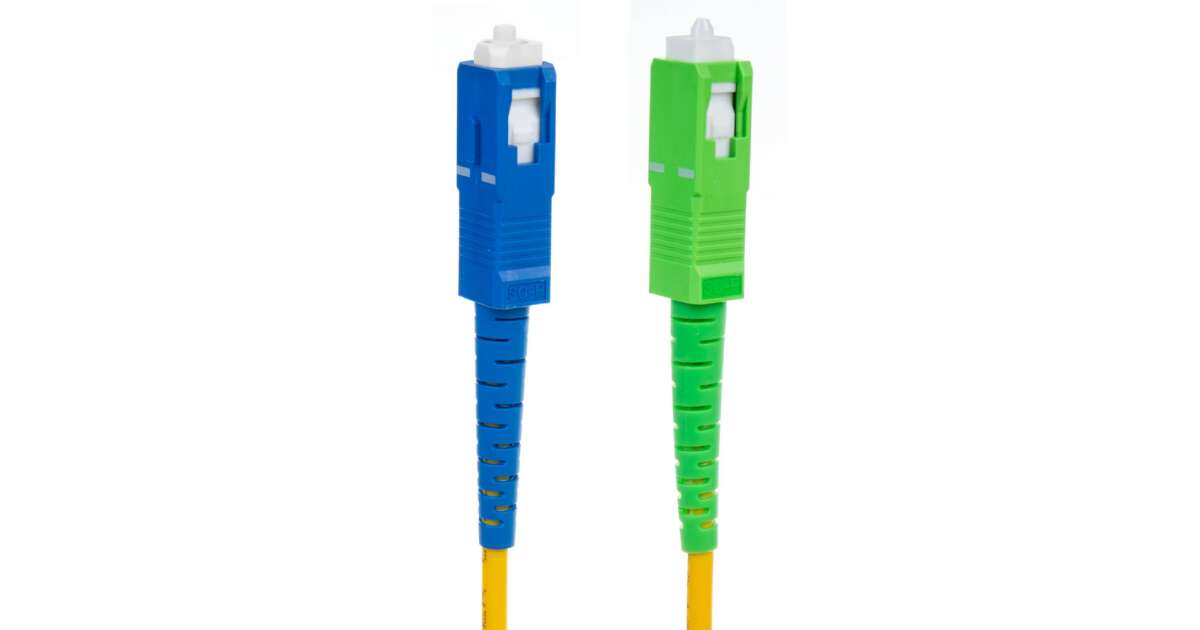 Cablu optic Patchcord Maclean, SC/APC-SC/UPC SM 9/125 LSZH, monomod, 1 ...