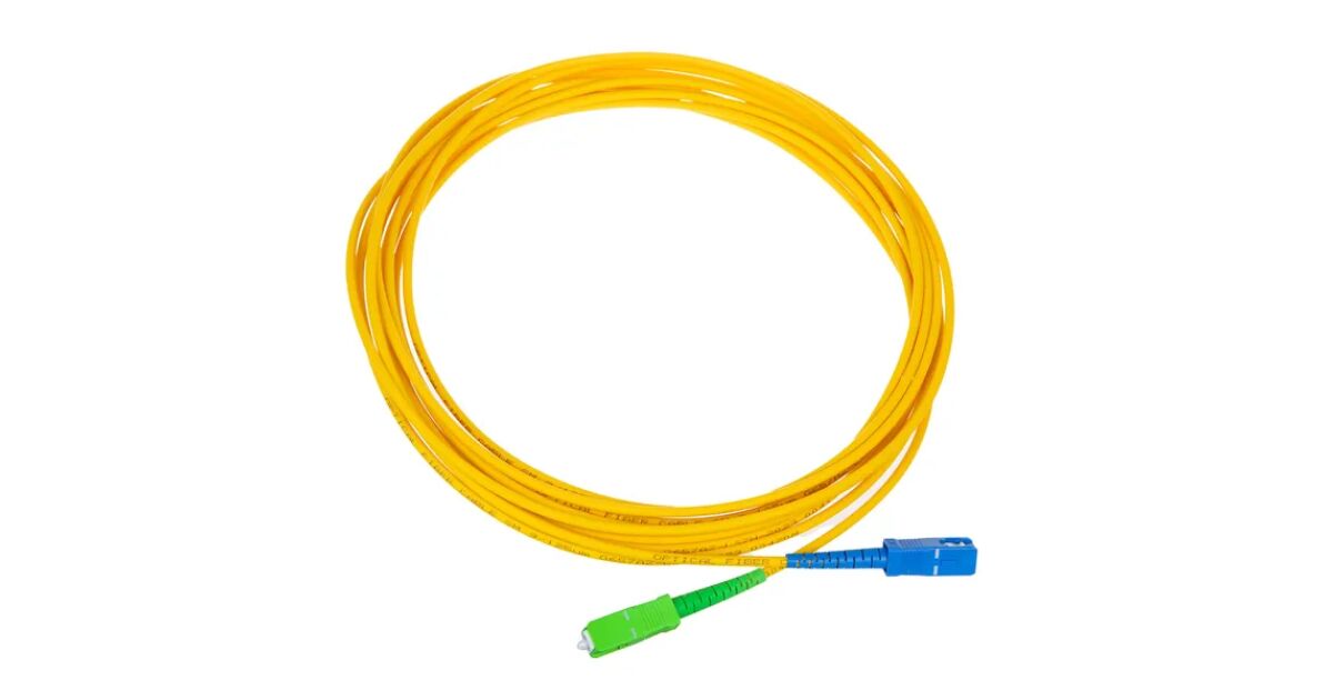 Cablu optic Patchcord Maclean, SC/APC-SC/UPC SM 9/125 LSZH, monomod, 1 ...