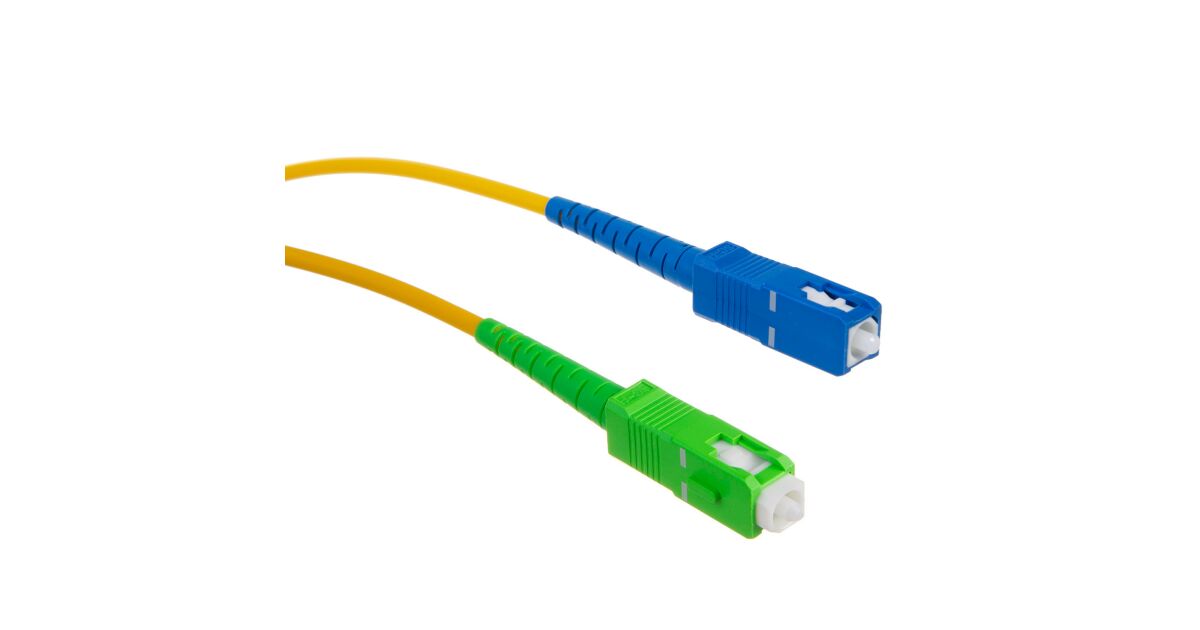 Cablu optic Patchcord Maclean, SC/APC-SC/UPC SM 9/125 LSZH, monomod, 1 ...