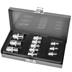 Proline 11 részes Torx aljzat készlet 1/2, 3/8 és 1/4 hüvelykes aljzatokkal - Proline