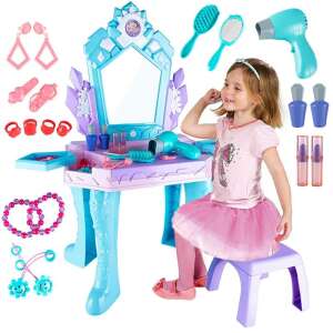 Hercegnős Sminkasztal Játék - Kozmetikumokkal és Ékszerekkel