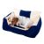 VG 19347 Dog Bed, S-size, blue/beige 103479130