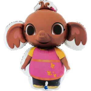 Близък план на фолиев балон Bing Sula, Supershape - Реквизит за партита