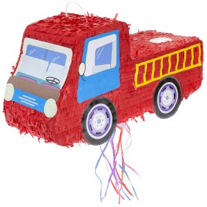 Tűzoltóautó piñata - 47 cm x 17 cm x 25,5 cm
