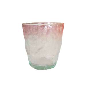 Rózsaszín és kék színátmenetes üvegpohár - Pohár