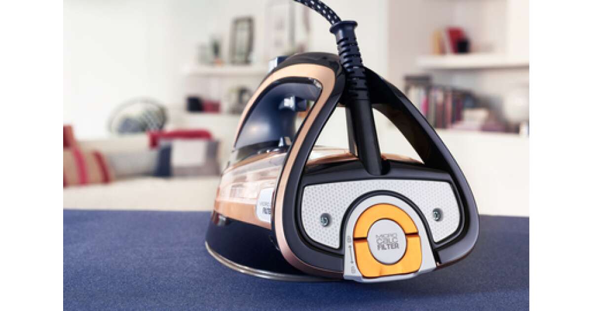 Tefal Ultimate Pure FV9867E0 vasaló Száraz és gőzölős vasaló Durilium ...
