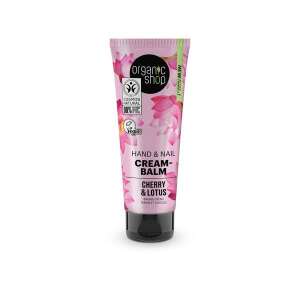 Organic Shop Cseresznye és Lótusz Kéz- és Körömápoló Balzsam, Japán Spa Terápia, 75ml - Kézápoló krém