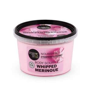 Organic Shop Testszuflé Habcsók Tápláló Eperrel és Kókusszal - Bőrápolás