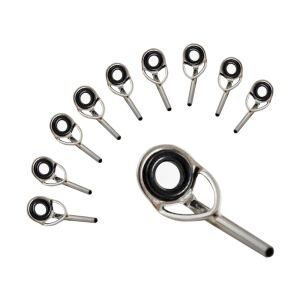 8 darabos univerzális horgászbot spiccgyűrű javító készlet - Horgász szett