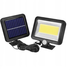 Reflector Solar cu Senzor de Mișcare - 100 LED 137557500 - Nonbrand Lanternă solară