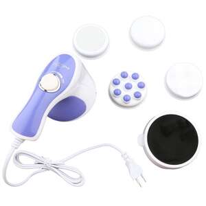 Relax and Spin Tone 4 az 1-ben masszírozó készülék cserélhető fejekkel cellulit csökkentésre, izomlazításra, bőrfeszesítésre és bőrpuhításra - Masszírozó gép