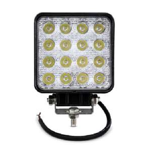 Quadratischer LED-Autoscheinwerfer - 48 W, IP67, 12–36 V