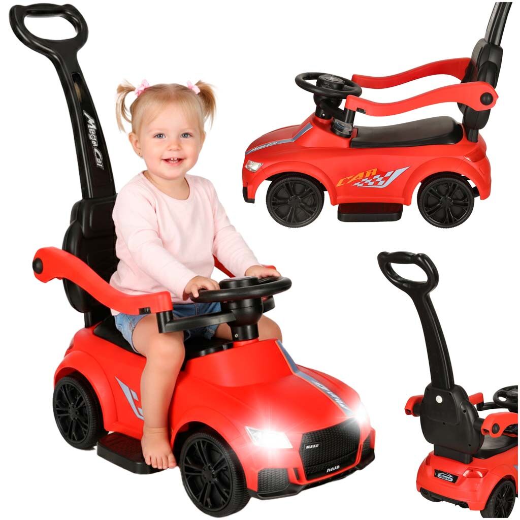 E-shop Ikonka 3v1 detský taxík s autíčkom, tlačidlom, zvukom a svetlami...