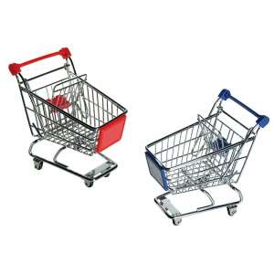 Popron.cz Mini bevásárlókosár, fém