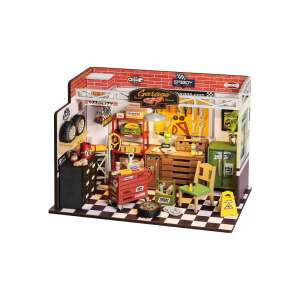 Rolife 3D wooden puzzle, Garage Workshop, 157 pieces, assembled model - Rolife