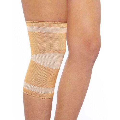 Anatomic Help elasztikus térdszorító - Bézs térdvédő ízületi fájdalomra - Hétköznapi ízületi rögzítő