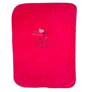 Disney Susi és Tekergő rózsaszín babatakaró hímzett mintával, 70x90cm - Babatakaró