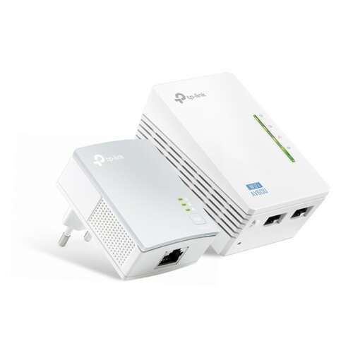 TP-Link TL-WPA4220KIT 300Mbps AV500 WiFi Powerline Extender Kit, 2-pak, biały