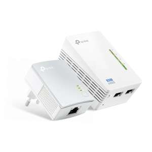TP-Link TL-WPA4220KIT 300Mbps AV500 WiFi Powerline Extender Kit, 2er-Pack, weiß - TP-Link