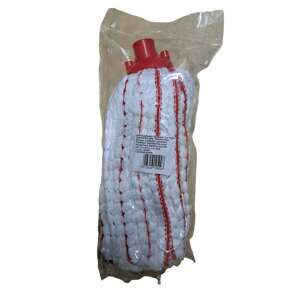 FELMOSÓ MOP MIKROSZ. 200 GR BWF-013 felmosófej, fehér vörös csíkokkal, minden típusú padlóhoz - Takarító Eszközök