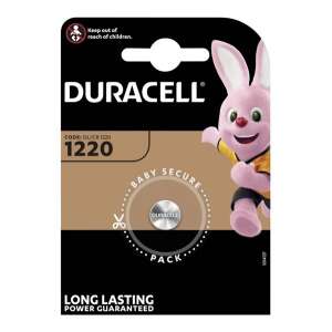 Duracell CR1220 3V lítium gombelem, baby secure csomag - Duracell