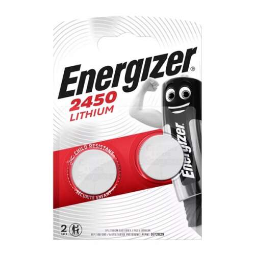 Energizer 2450 lítium gombelem, 2 db-os csomag