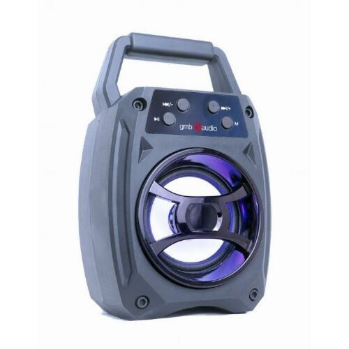 Gembird SPK-BT-14 син преносим Bluetooth говорител с LED светлина