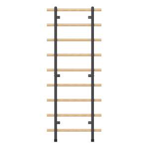 inSPORTline Wootaline bordásfal, otthoni edzőeszköz, húzódzkodó rúd, edzőlétra, 199x80 cm - Bordásfal