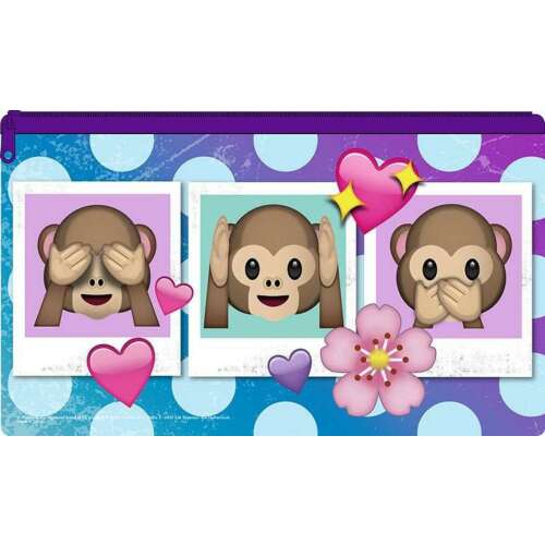 DISNEY EMOJI Dječja Neseser, futrola za olovke s patentnim zatvaračem 103337478
