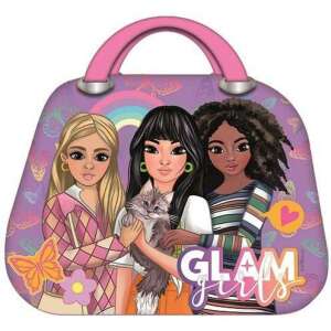 Детска чанта Glam Girls, розова, с анимационен дизайн, за момичета - Мода и обличане