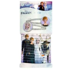 Комплект от 14 щипки за коса и ластици за коса Disney Frozen Snow Friends - Дъвка за коса