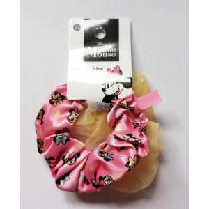 Set de 2 elastice de păr Minnie Mouse, roz și galben cu imprimeu Minnie Mouse - Disney Gumă de păr