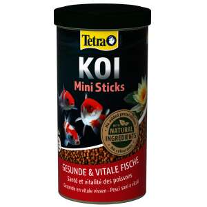 TetraPond Koi Mini Sticks halétel koi pontyoknak, 1 L/370g, egészséges növekedés, természetes összetevők - Tetra