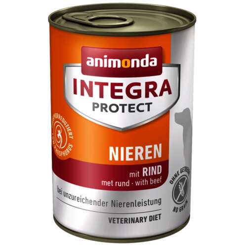 Animonda Integra Protect Karma dla psów z chorobami nerek z wołowiną, 400g