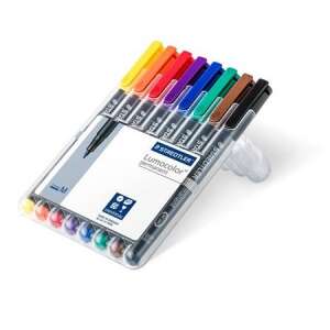 STAEDTLER Lumocolor 317 M permanent markers, 8 colors, 1 mm, set of 8 - Marker
