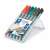 Markere permanente STAEDTLER Lumocolor 318, set de 6, 0,6 mm, culori asortate