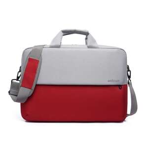 Astrum LB110 15,6-Zoll Laptoptasche, wasserdichtes Oxford PU Rot und Grau - Astrum
