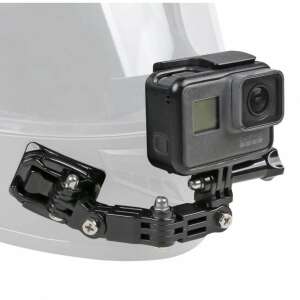 Surewo GoPro helmet mount kit for GoPro Hero 12, 11, 10, 9, 8, 7, 6, 5 action cameras, black - Action Camera Accessory