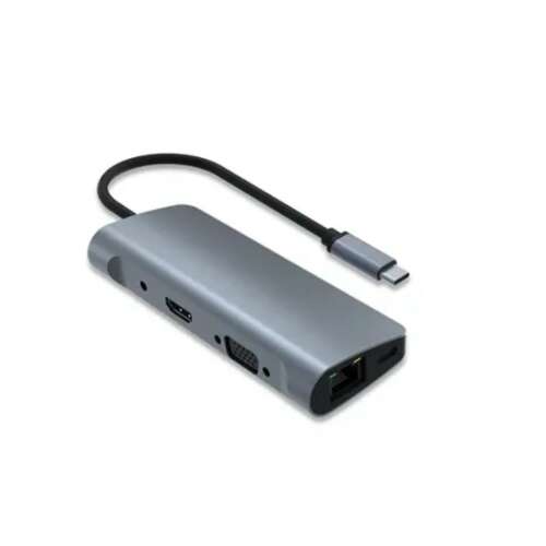  IKATAK 9 u 1 adapter, USB-C na HDMI 4k 30HZ, 2 X USB-A, audio, TF/SD, USB-C, VGA, LAN RJ45, kompatibilan s Apple Macbook Air i Apple Macbook Pro 103343779